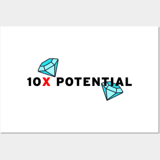 10X Potential Crypto Hidden Gems - BEST SELLER Posters and Art